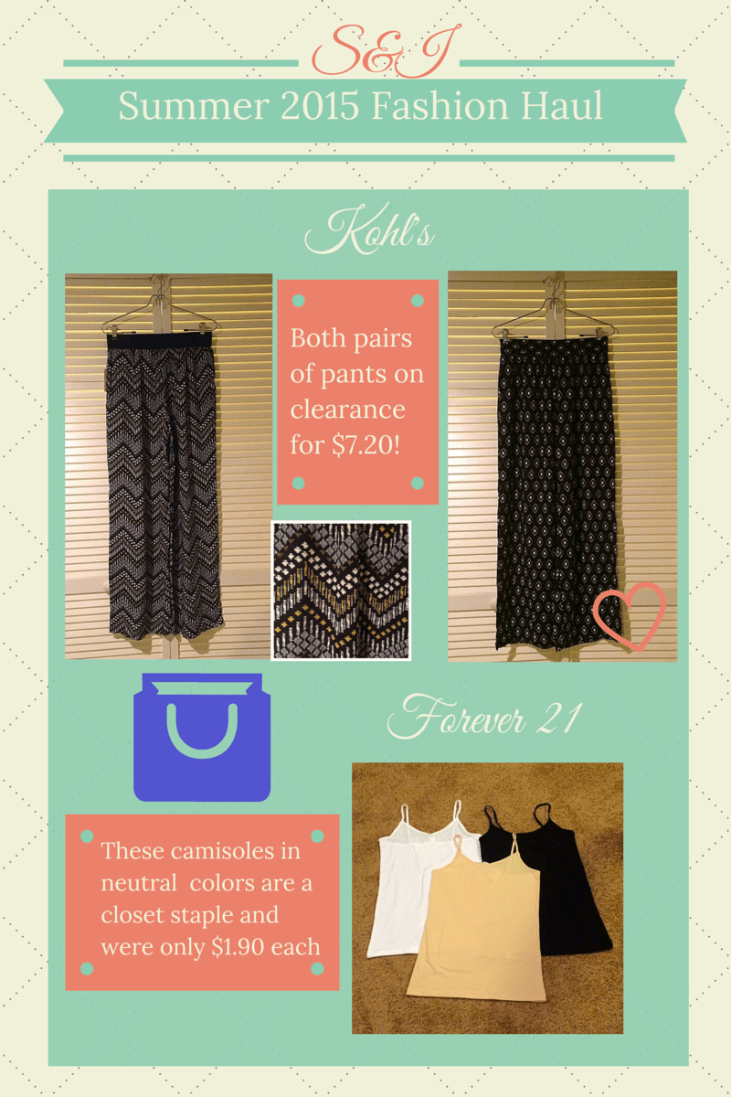 S&I 2015 Summer Haul 1